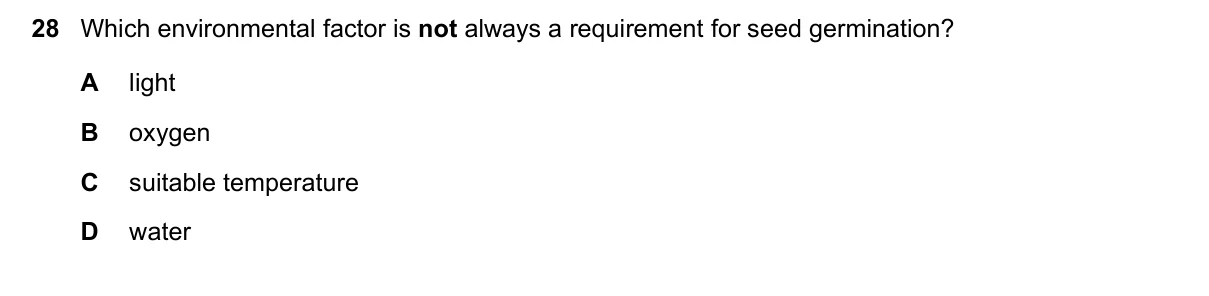 Question 28, November 2017, 0610 Paper 21