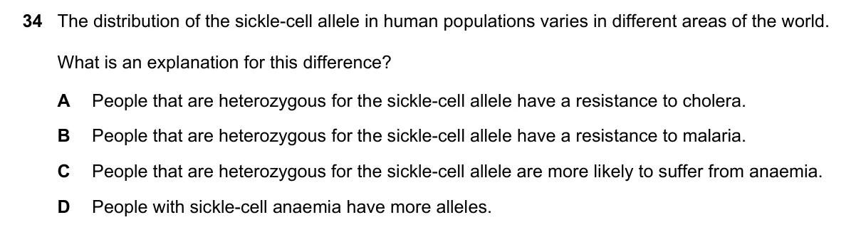 Question 34, November 2017, 0610 Paper 21