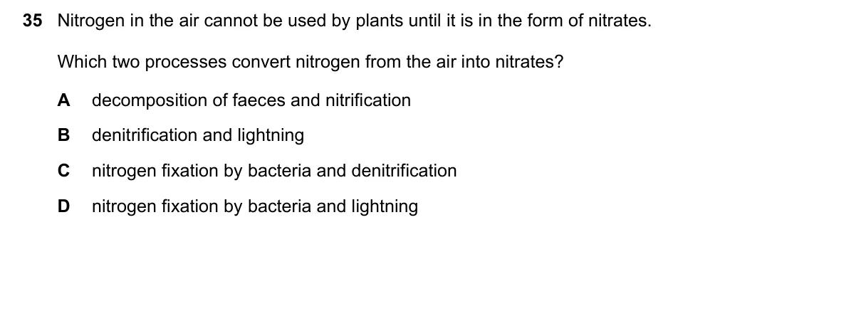 Question 35, November 2017, 0610 Paper 21