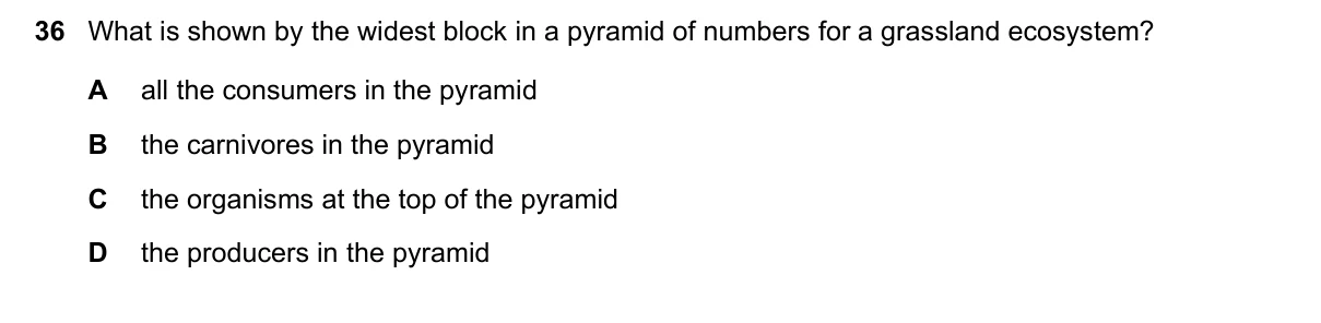 Question 36, November 2017, 0610 Paper 21