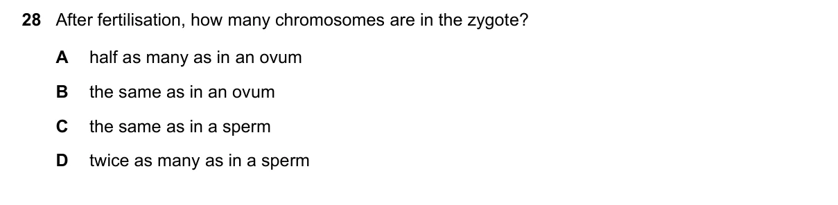 Question 28, November 2017, 0610 Paper 22