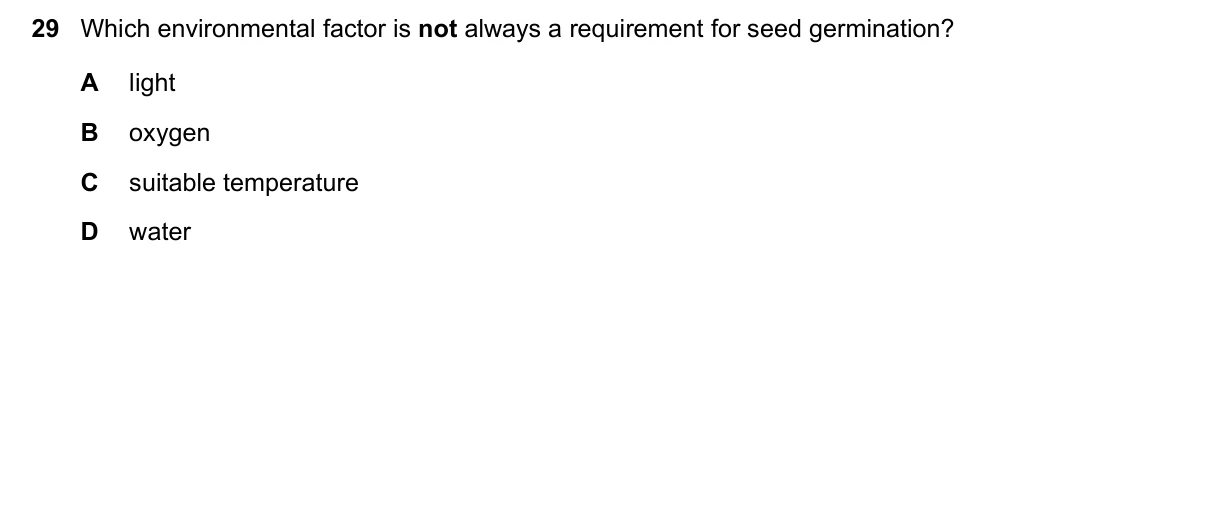 Question 29, November 2017, 0610 Paper 22