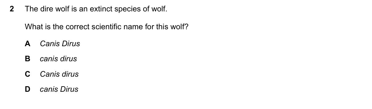 Question 2, November 2017, 0610 Paper 13