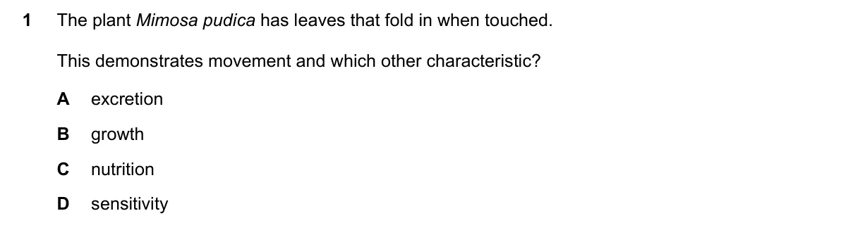 Question 1, November 2017, 0610 Paper 23