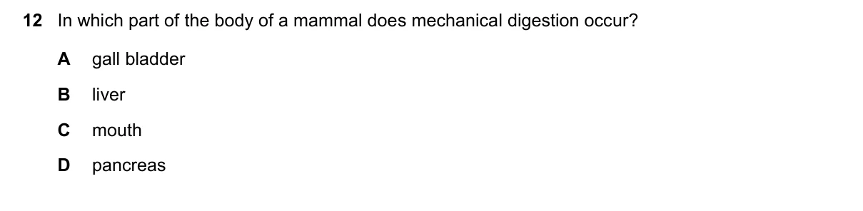 Question 12, March 2018, 0610 Paper 12