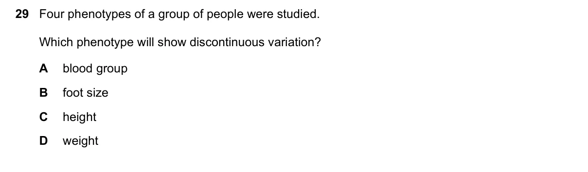 Question 29, March 2018, 0610 Paper 12