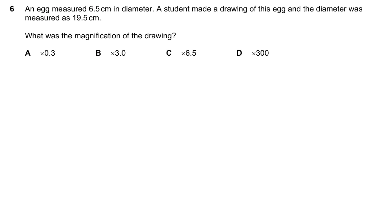 Question 6, March 2018, 0610 Paper 12