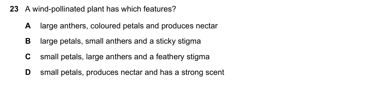 Question 23, March 2018, 0610 Paper 22