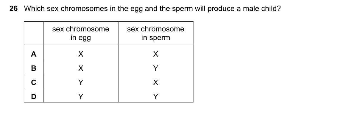 Question 26, March 2018, 0610 Paper 22
