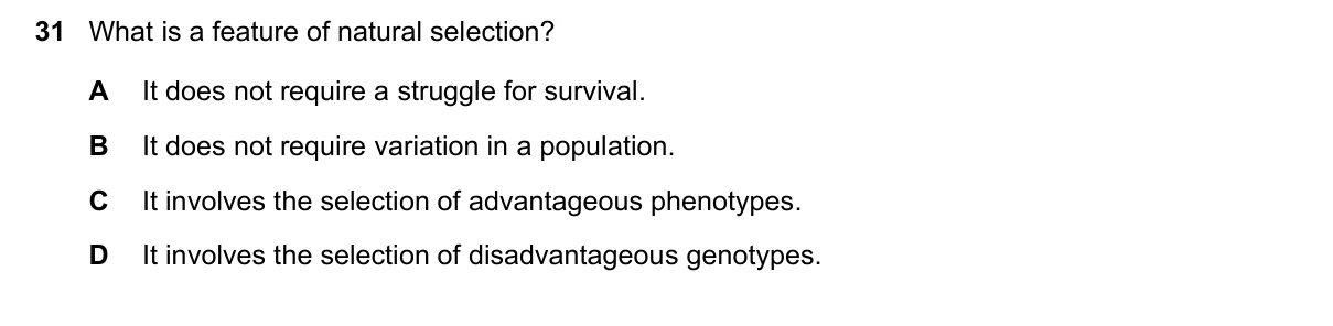 Question 31, March 2018, 0610 Paper 22