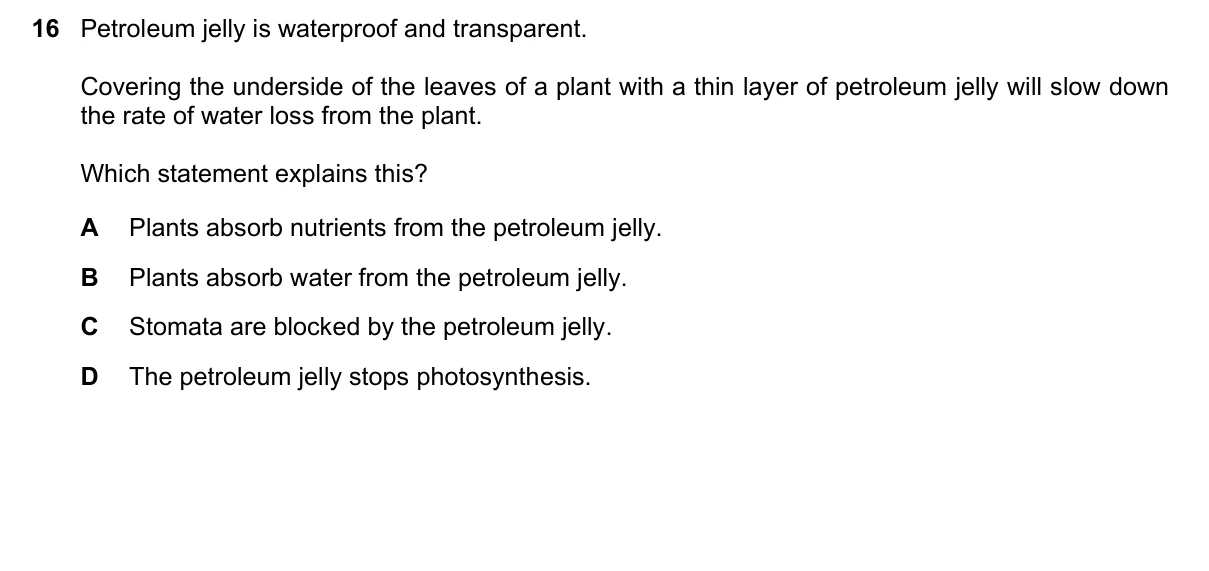 Question 16, June 2018, 0610 Paper 11