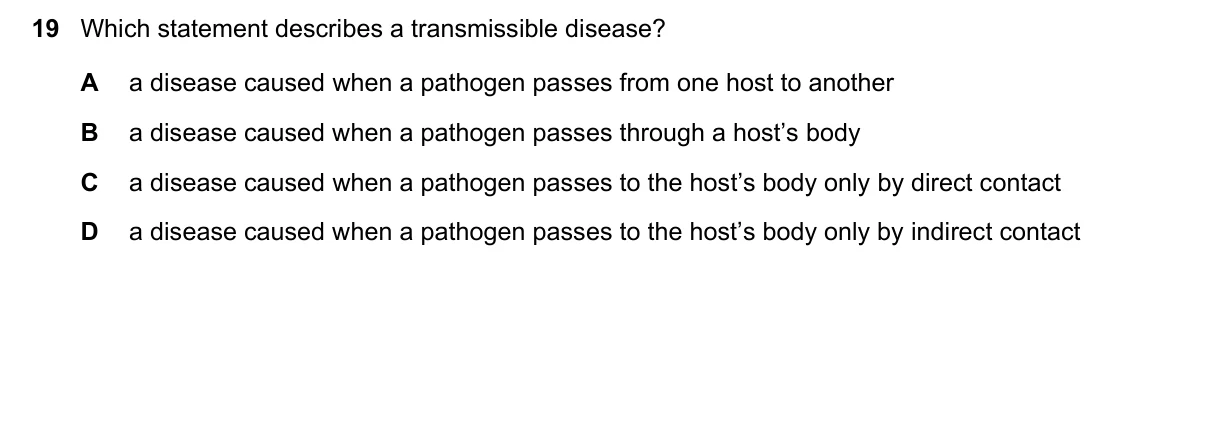 Question 19, June 2018, 0610 Paper 11