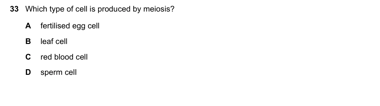 Question 33, June 2018, 0610 Paper 11