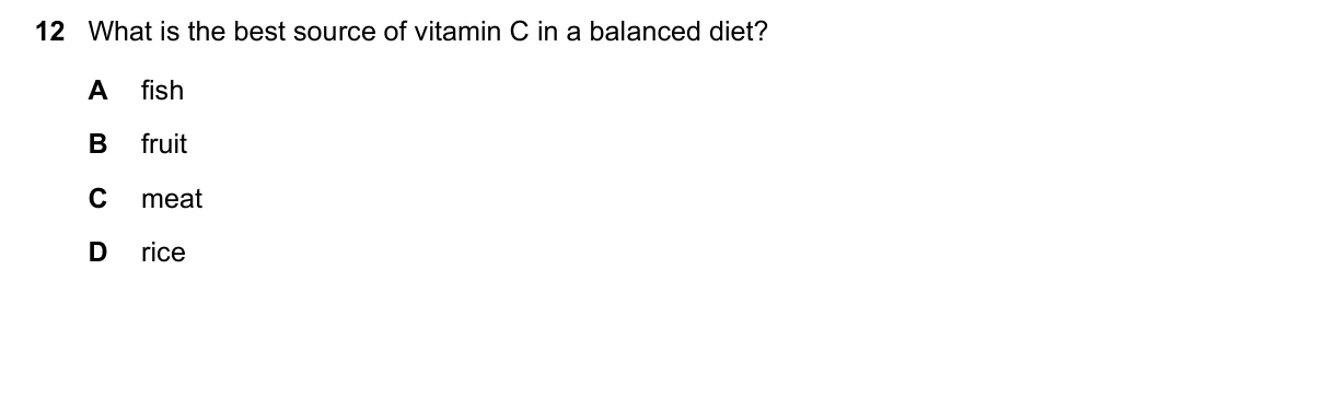 Question 12, June 2018, 0610 Paper 21