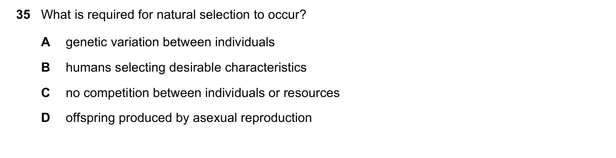 Question 35, June 2018, 0610 Paper 12