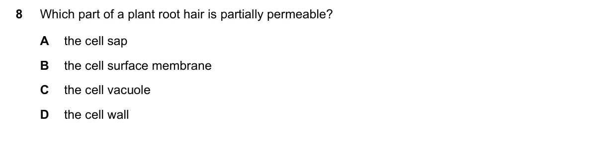 Question 8, June 2018, 0610 Paper 12