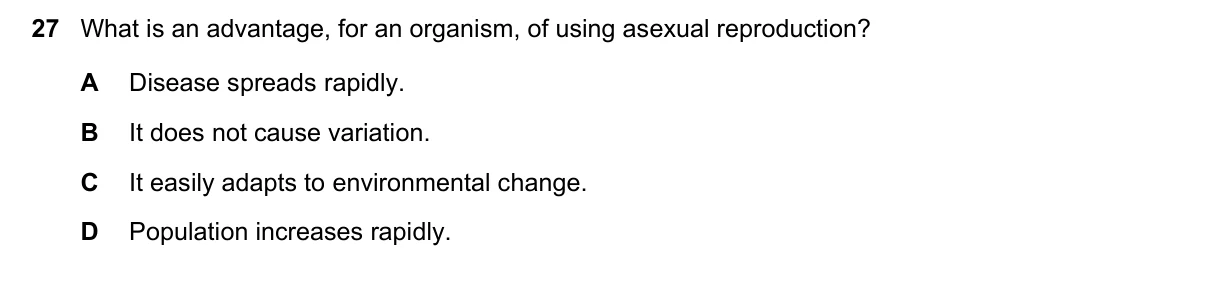 Question 27, June 2018, 0610 Paper 22
