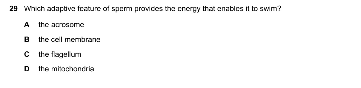 Question 29, June 2018, 0610 Paper 22