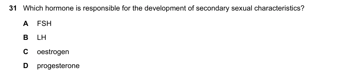Question 31, June 2018, 0610 Paper 13