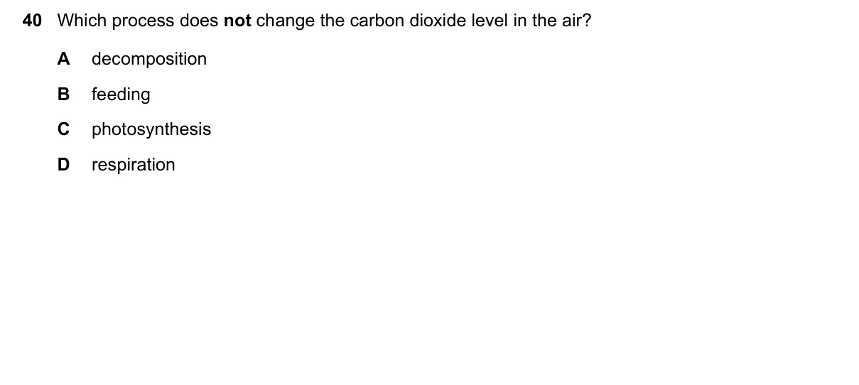 Question 40, June 2018, 0610 Paper 13