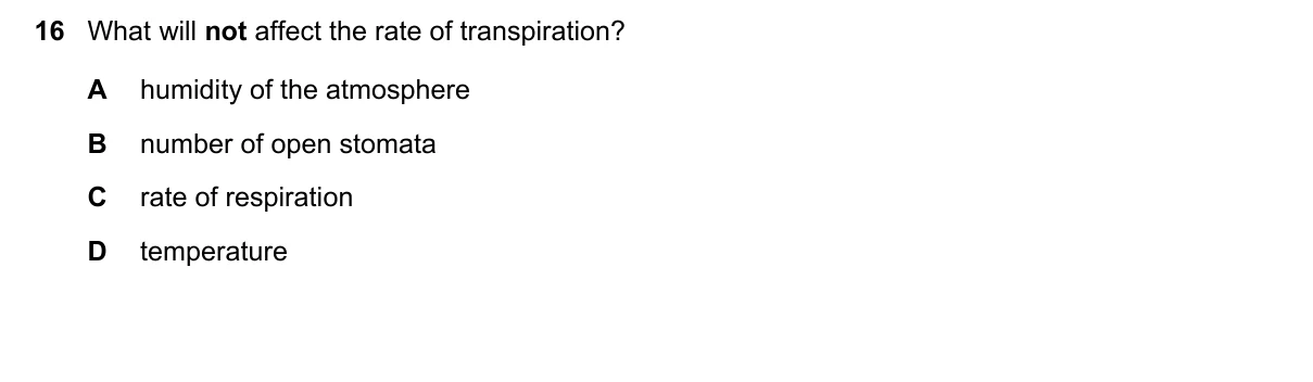 Question 16, June 2018, 0610 Paper 23