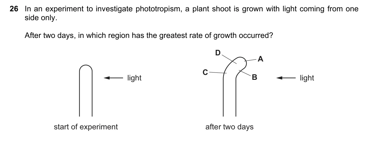 Question 26, June 2018, 0610 Paper 23