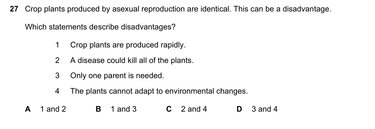 Question 27, June 2018, 0610 Paper 23