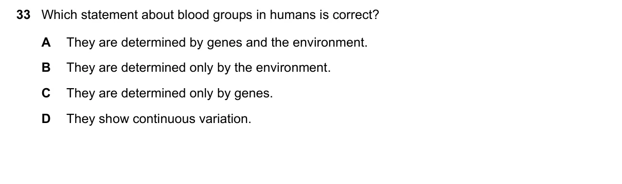 Question 33, June 2018, 0610 Paper 23