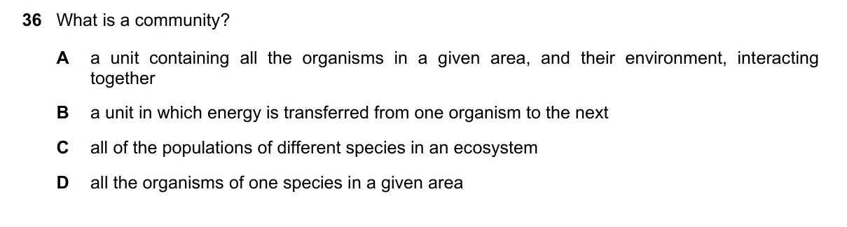 Question 36, June 2018, 0610 Paper 23
