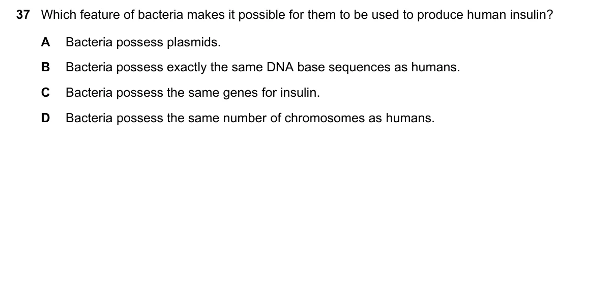 Question 37, June 2018, 0610 Paper 23