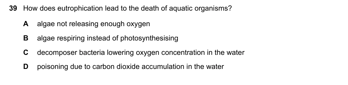 Question 39, June 2018, 0610 Paper 23