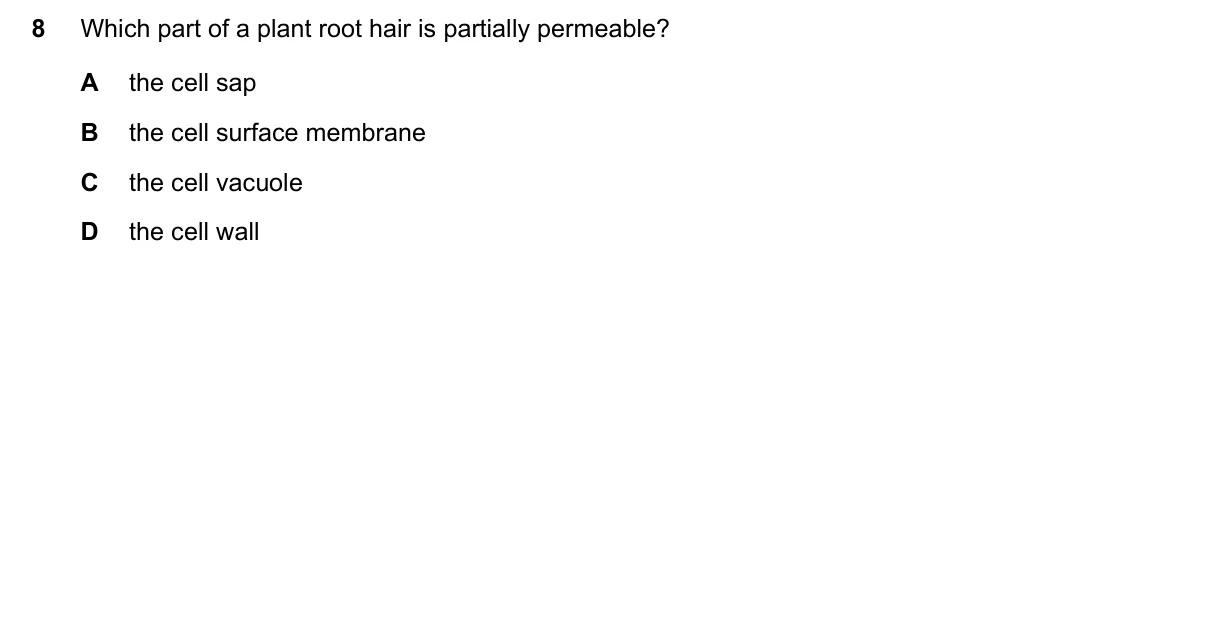 Question 8, June 2018, 0610 Paper 23