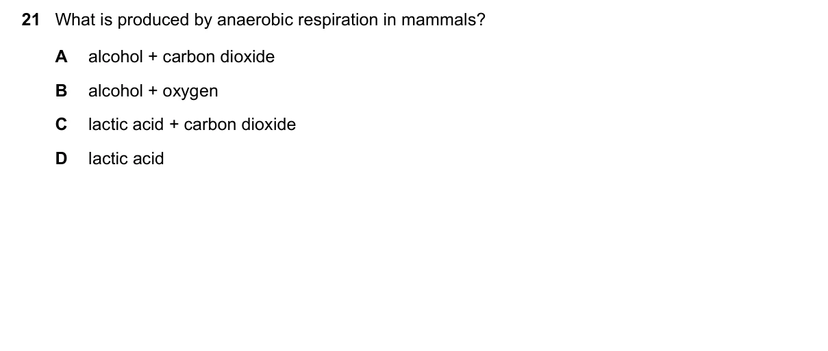 Question 21, November 2018, 0610 Paper 21