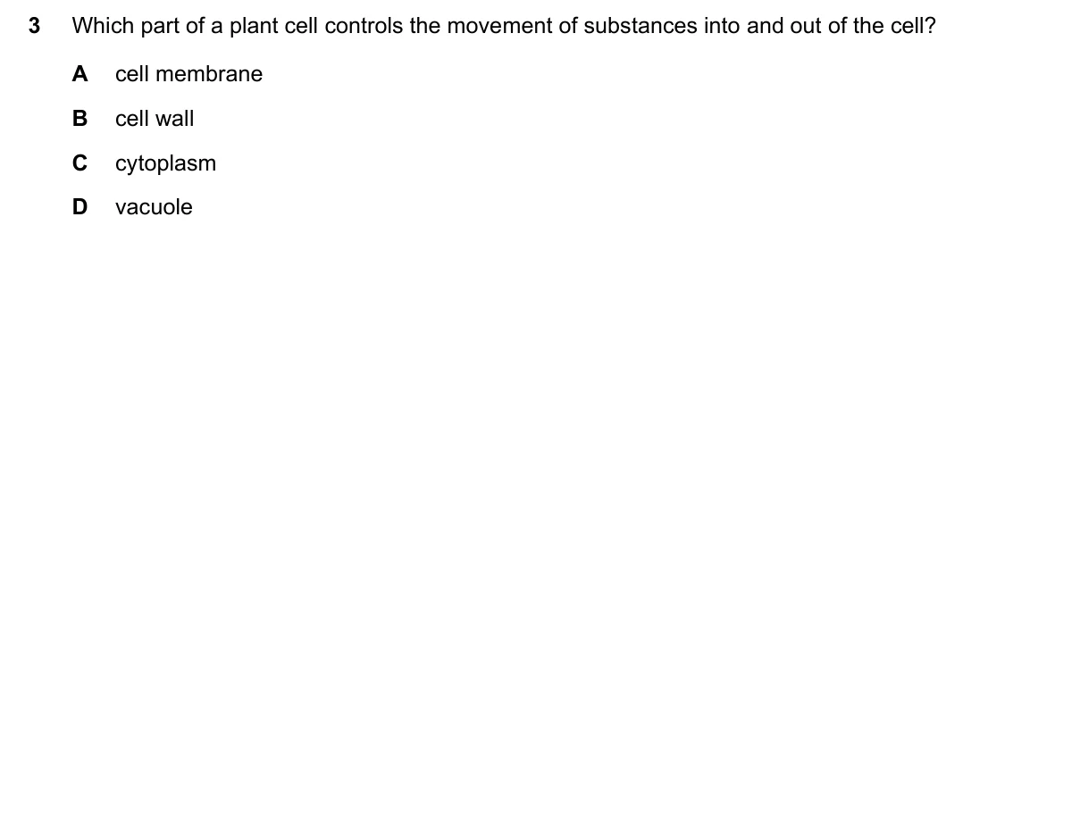 Question 3, November 2018, 0610 Paper 21