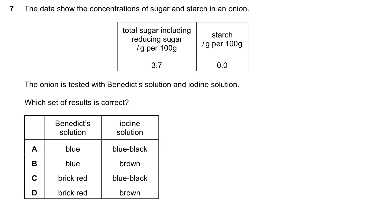 Question 7, November 2018, 0610 Paper 21