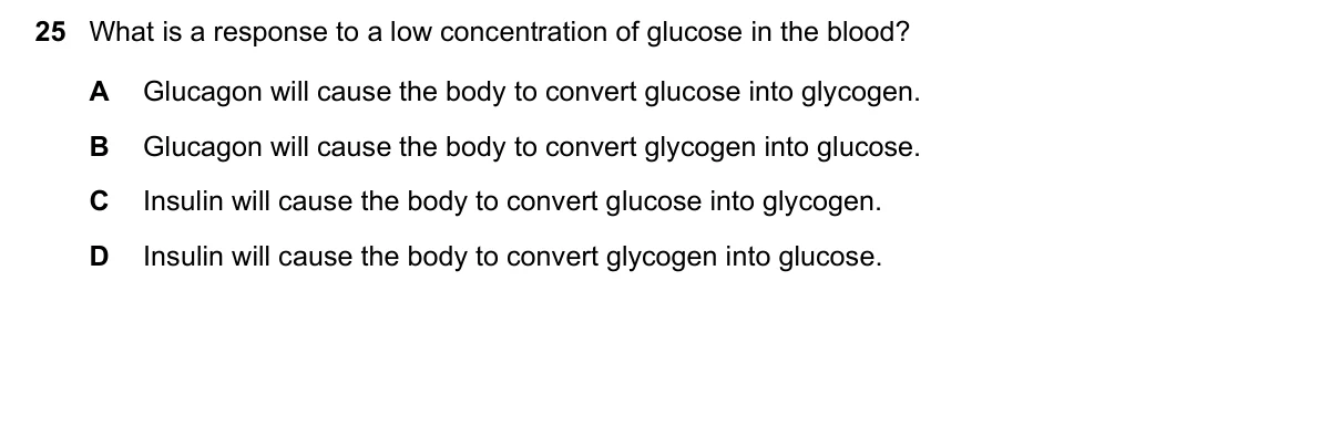Question 25, November 2018, 0610 Paper 22