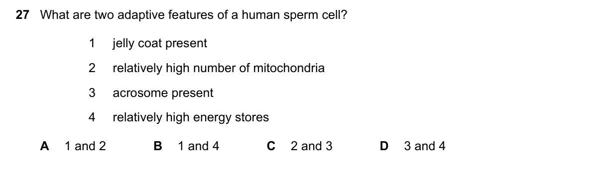 Question 27, November 2018, 0610 Paper 22