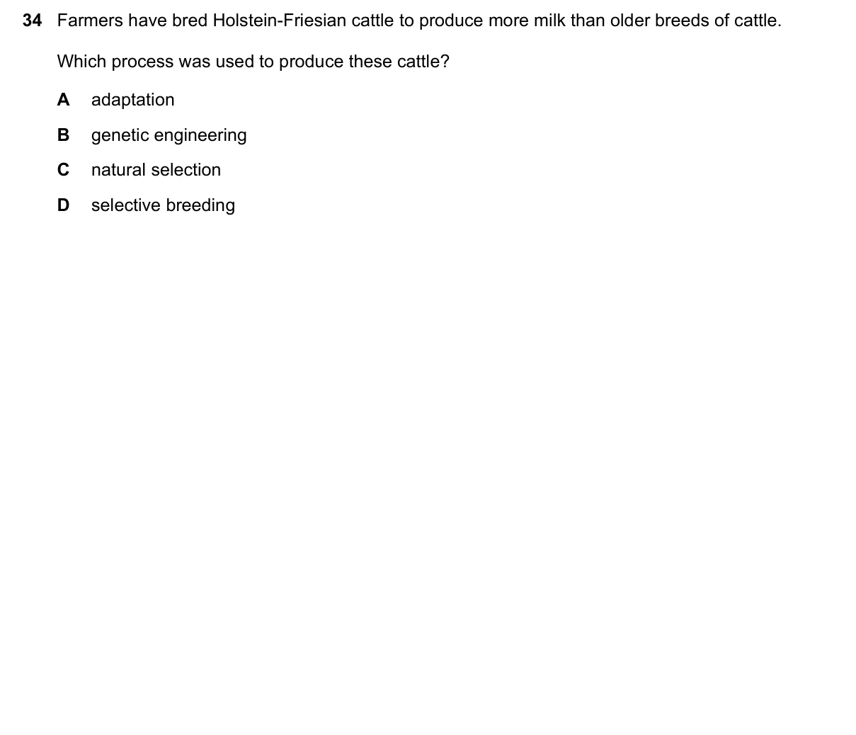 Question 34, November 2018, 0610 Paper 22