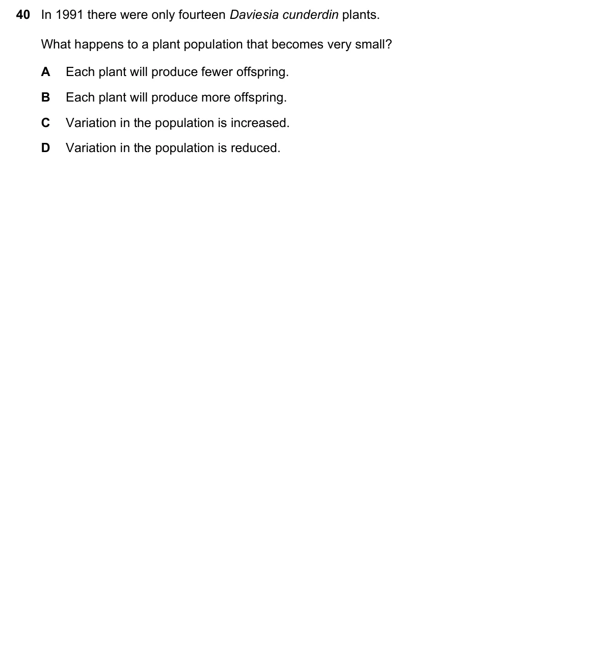 Question 40, November 2018, 0610 Paper 22