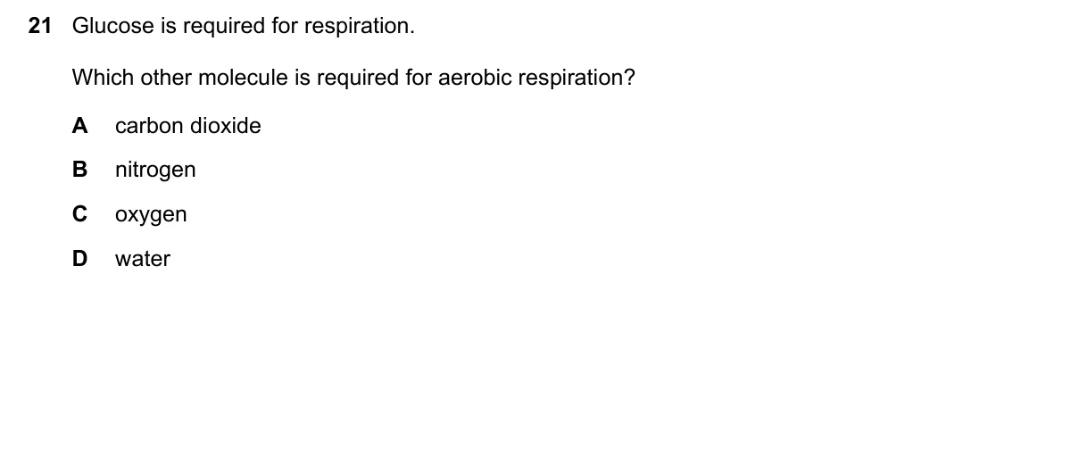 Question 21, November 2018, 0610 Paper 23