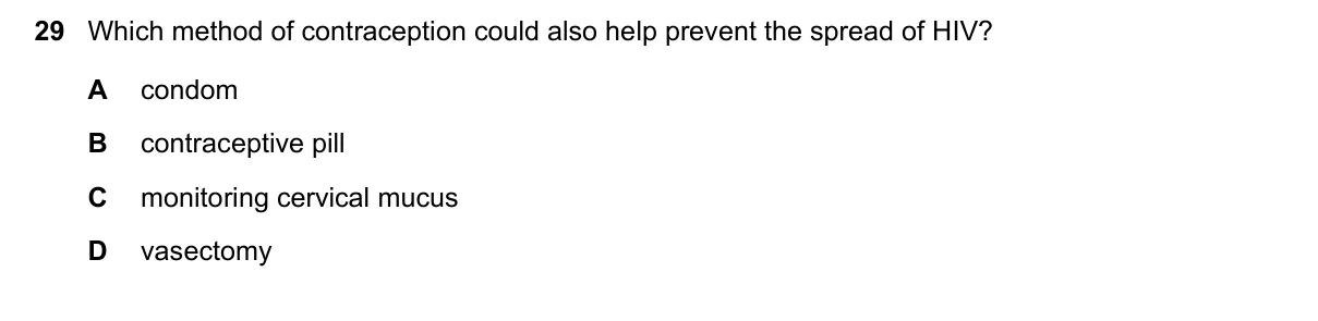 Question 29, November 2018, 0610 Paper 23
