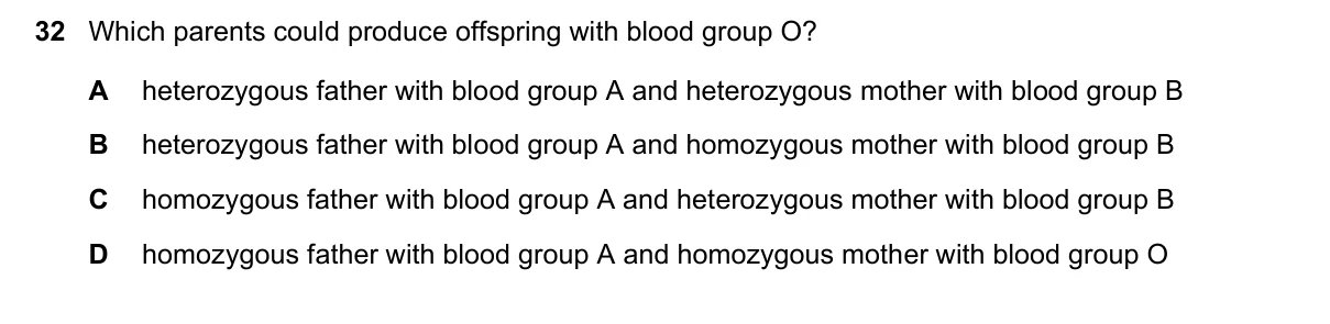 Question 32, March 2019, 0610 Paper 22