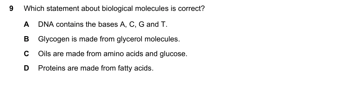 Question 9, March 2019, 0610 Paper 22