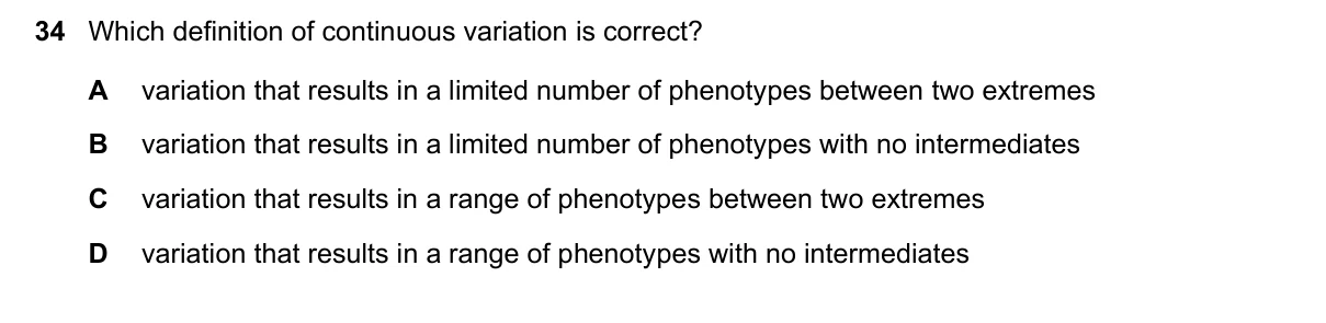 Question 34, June 2019, 0610 Paper 11