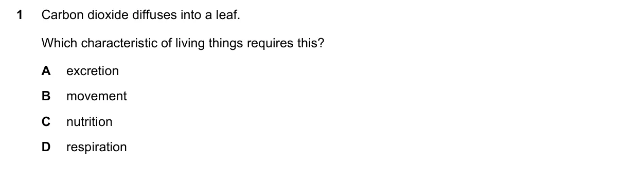 Question 1, June 2019, 0610 Paper 12
