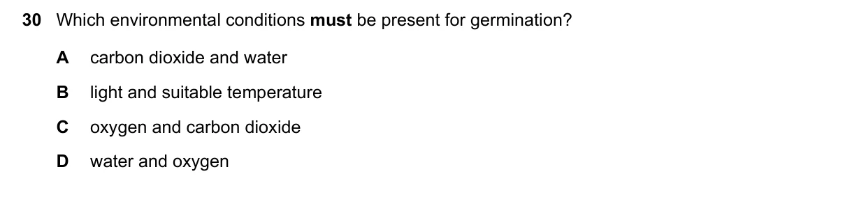 Question 30, June 2019, 0610 Paper 12