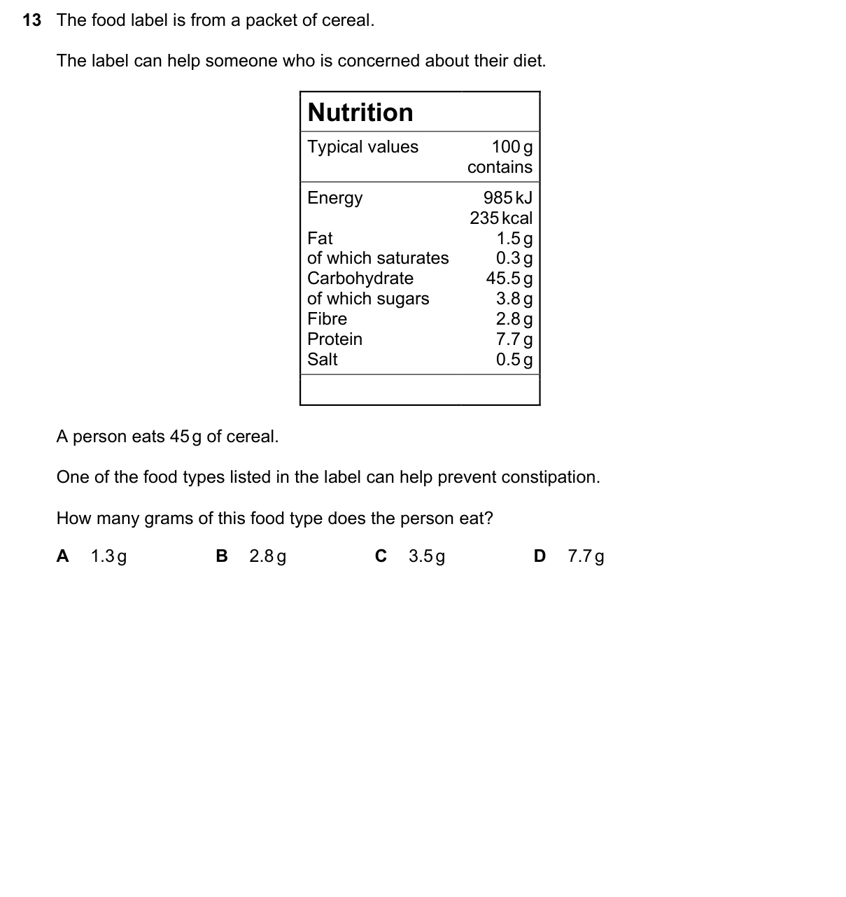 Question 13, June 2019, 0610 Paper 22
