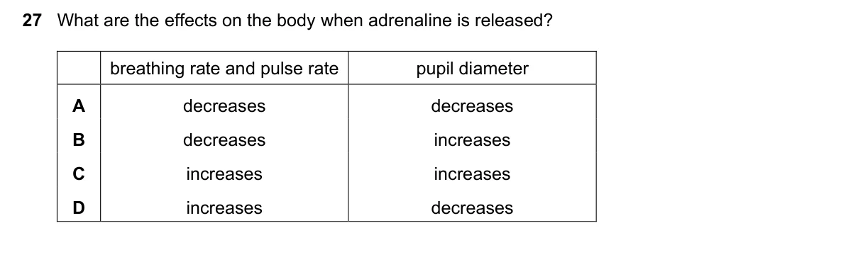 Question 27, June 2019, 0610 Paper 13