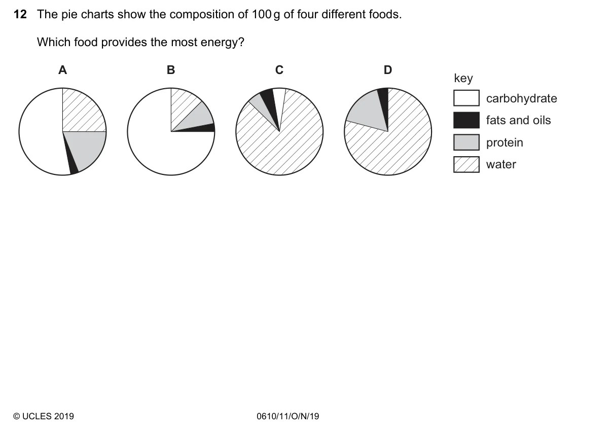 Question 12, November 2019, 0610 Paper 11