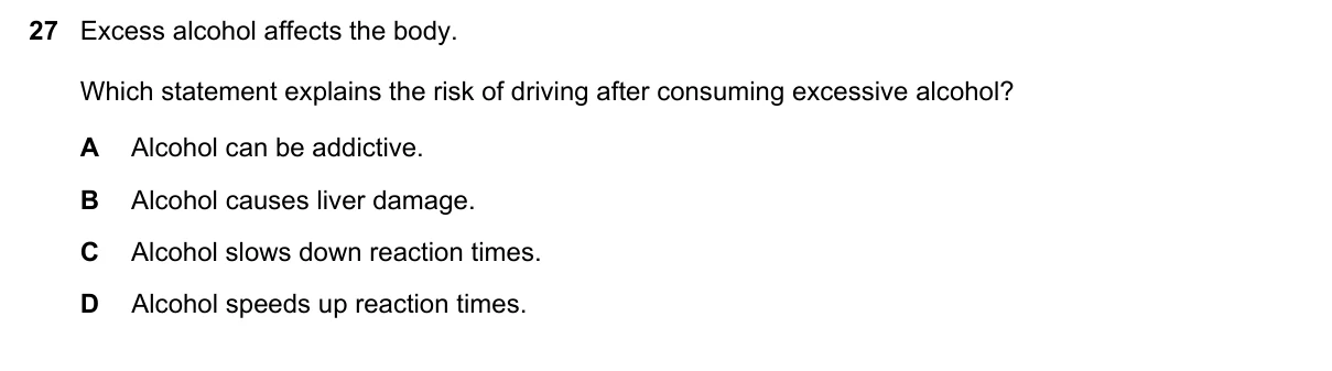 Question 27, November 2019, 0610 Paper 11